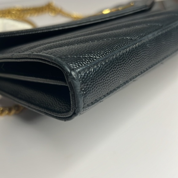 YSL Cassandre Wallet on Chain Black Leather - Picture 6 of 16